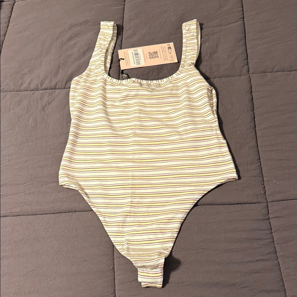 NWT Oh Polly striped bodysuit